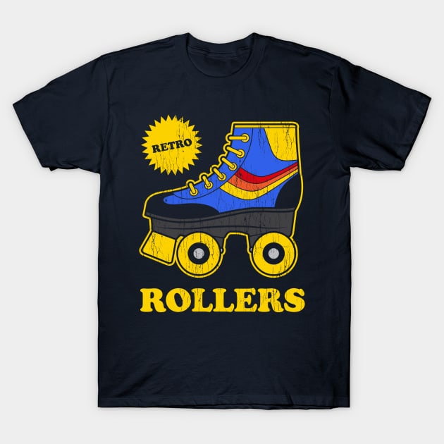 Retro Rollers T-Shirt by Stationjack